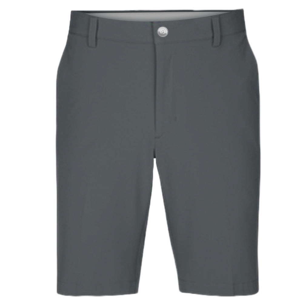 Greg Norman Mens 4 Way Stretch Tech Short - Steel