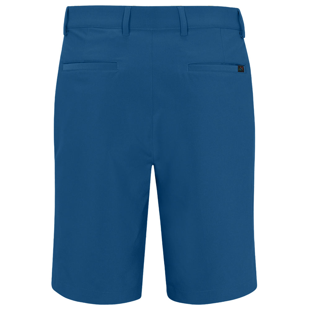Greg Norman Mens 4 Way Stretch Tech Short - Sapphire Blue