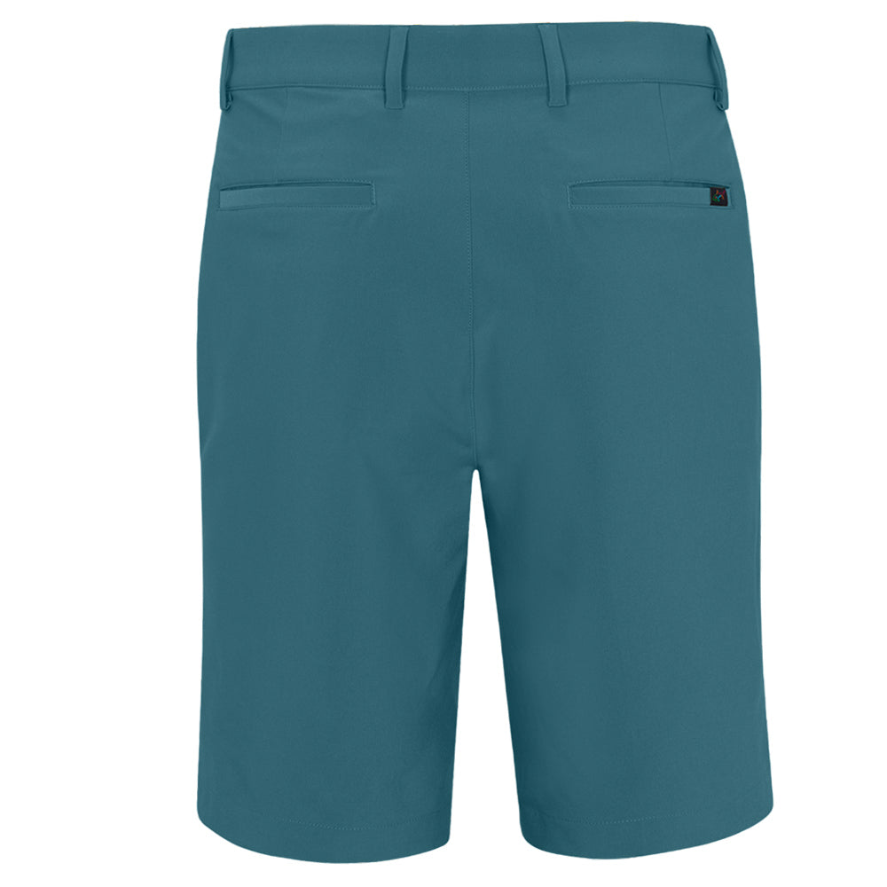 Greg Norman Mens 4 Way Stretch Tech Short - Vivid Teal