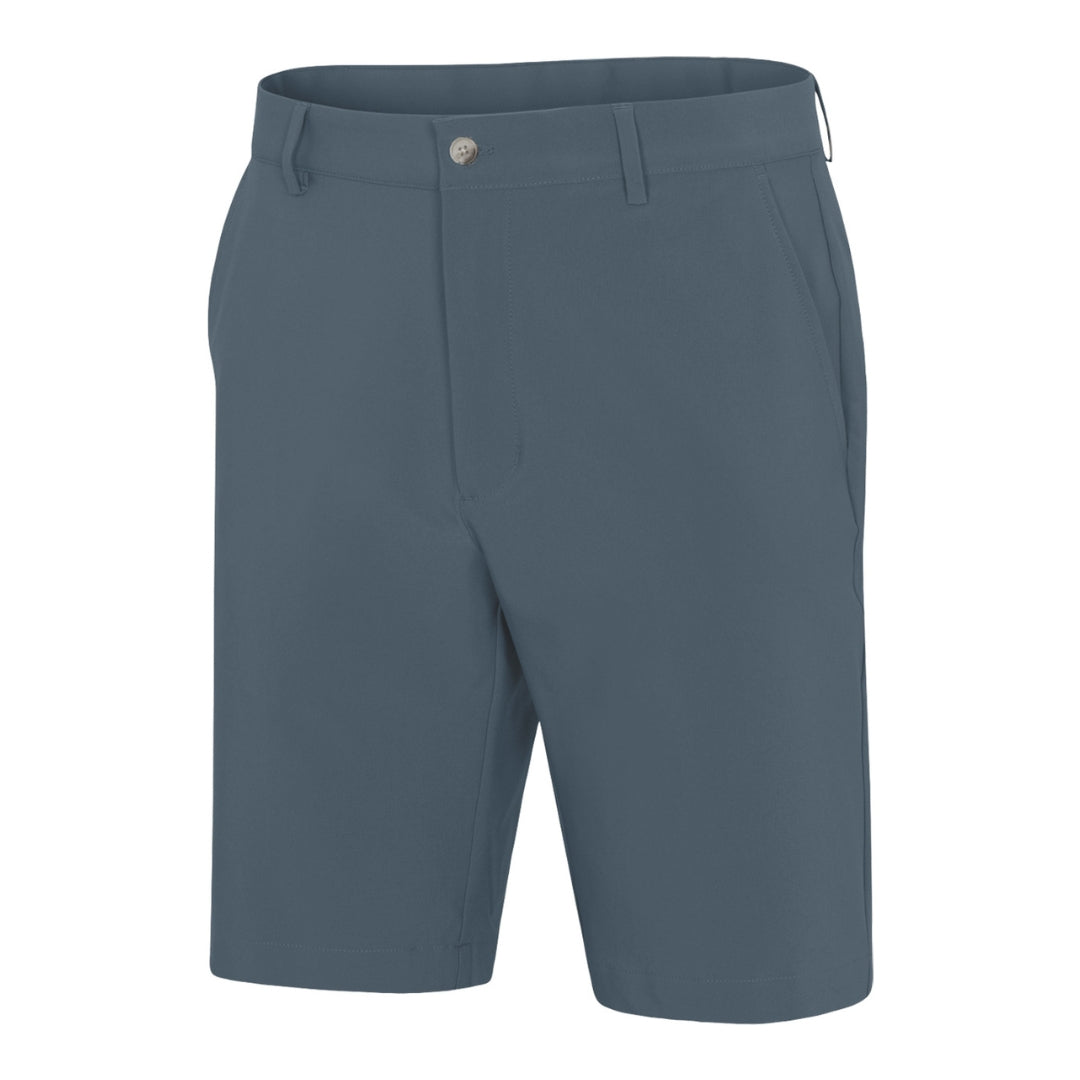 2 PAIR SHORT COMBO!<br>Greg Norman Mens 4 Way Stretch Tech Short - Slate Blue/Black