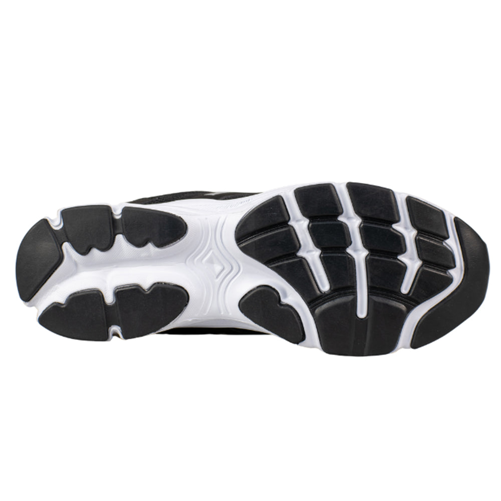 Henselite Athletica Mens Lawn Bowls Shoe - Black/White