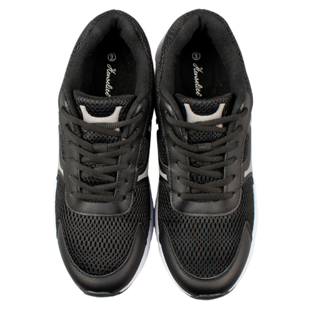 Henselite Athletica Mens Lawn Bowls Shoe - Black/White