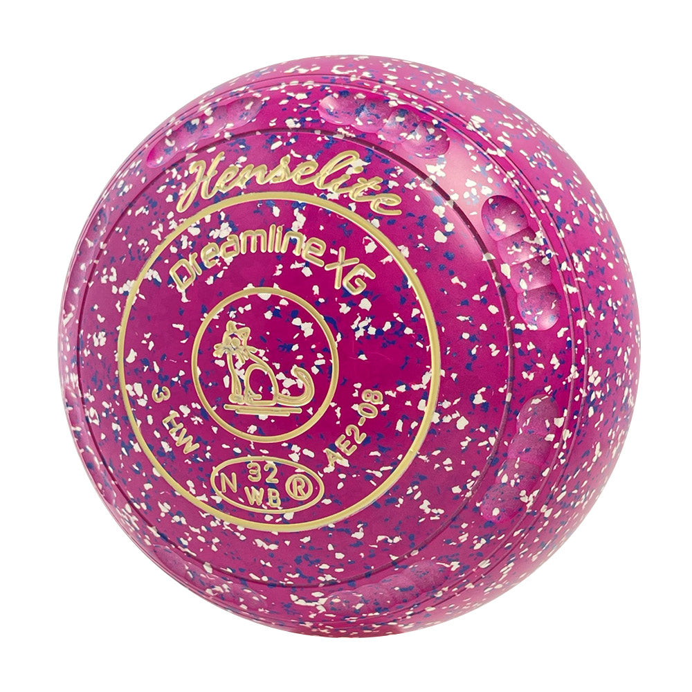 Henselite Dreamline XG Lawn Bowls Size 3 Heavy Gripped - Aster AE2-08