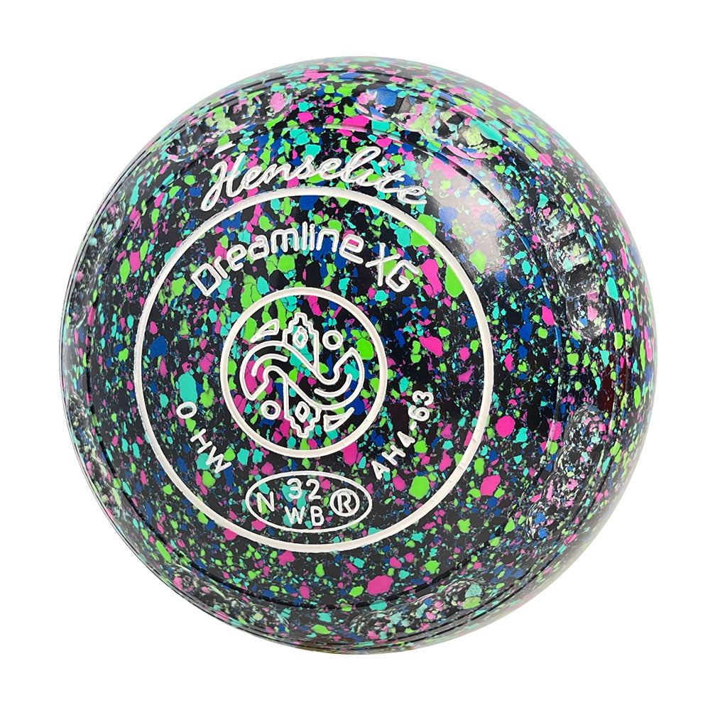 Henselite Dreamline XG Lawn Bowls Size 0 Heavy Gripped - Mystic AH4-63