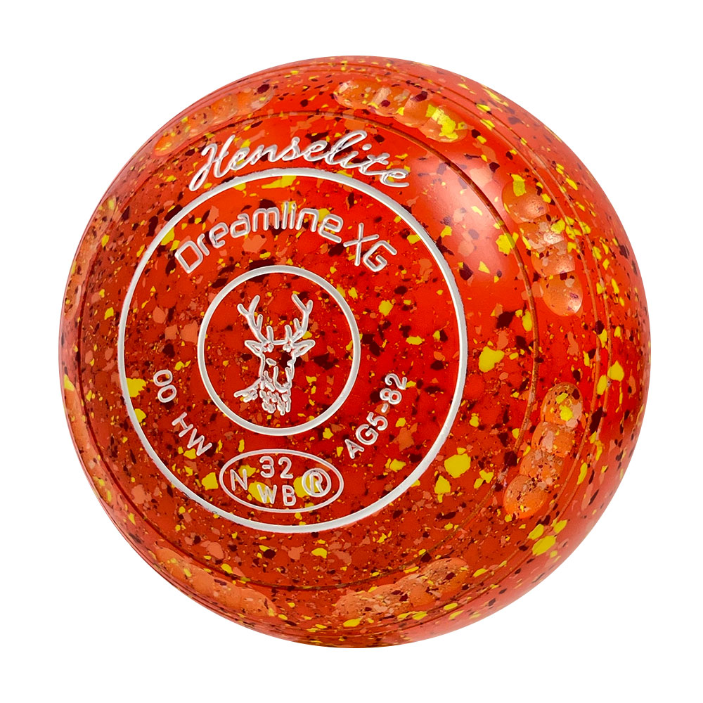 Henselite Dreamline XG Lawn Bowls Size 00 Heavy Gripped - Sunburst AG5-82