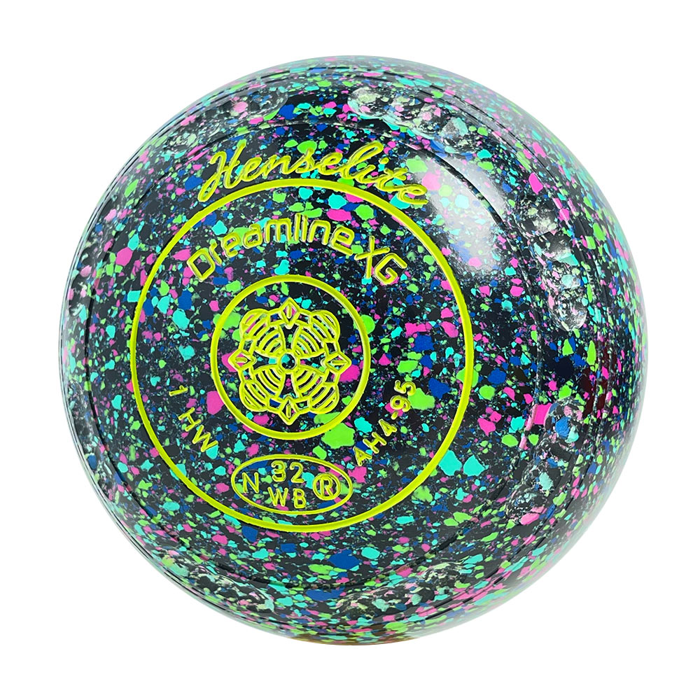 Henselite Dreamline XG Lawn Bowls Size 1 Heavy Gripped - Mystic AH4-95