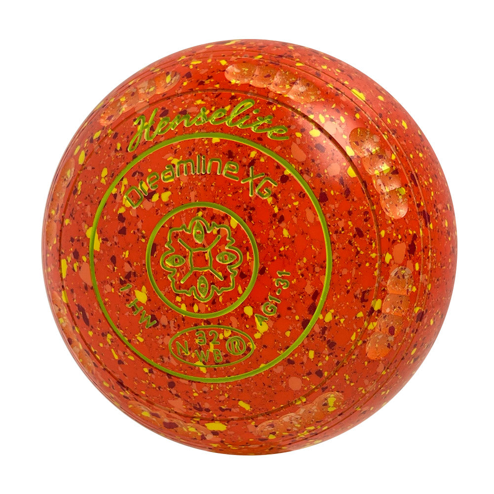 Henselite Dreamline XG Lawn Bowls Size 1 Heavy Gripped - Sunburst  AG1-31