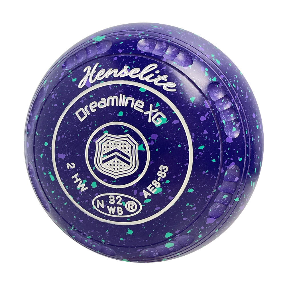 Henselite Dreamline XG Lawn Bowls Size 2 Heavy Gripped - Grapevine AE8-83