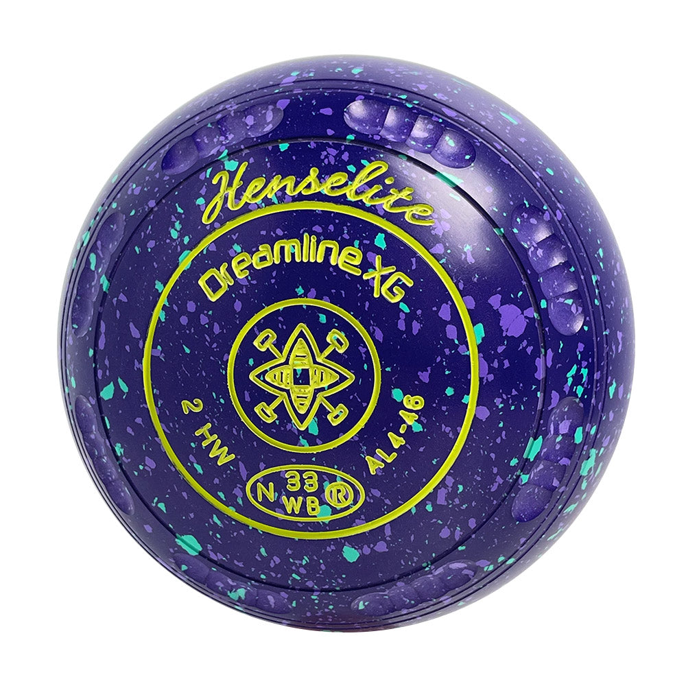 Henselite Dreamline XG Lawn Bowls Size 2 Heavy Gripped - Grapevine AL4-46