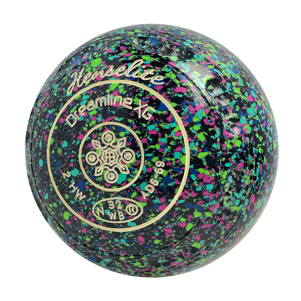 Henselite Dreamline XG Lawn Bowls Size 2 Heavy Gripped - Mystic AD6-69