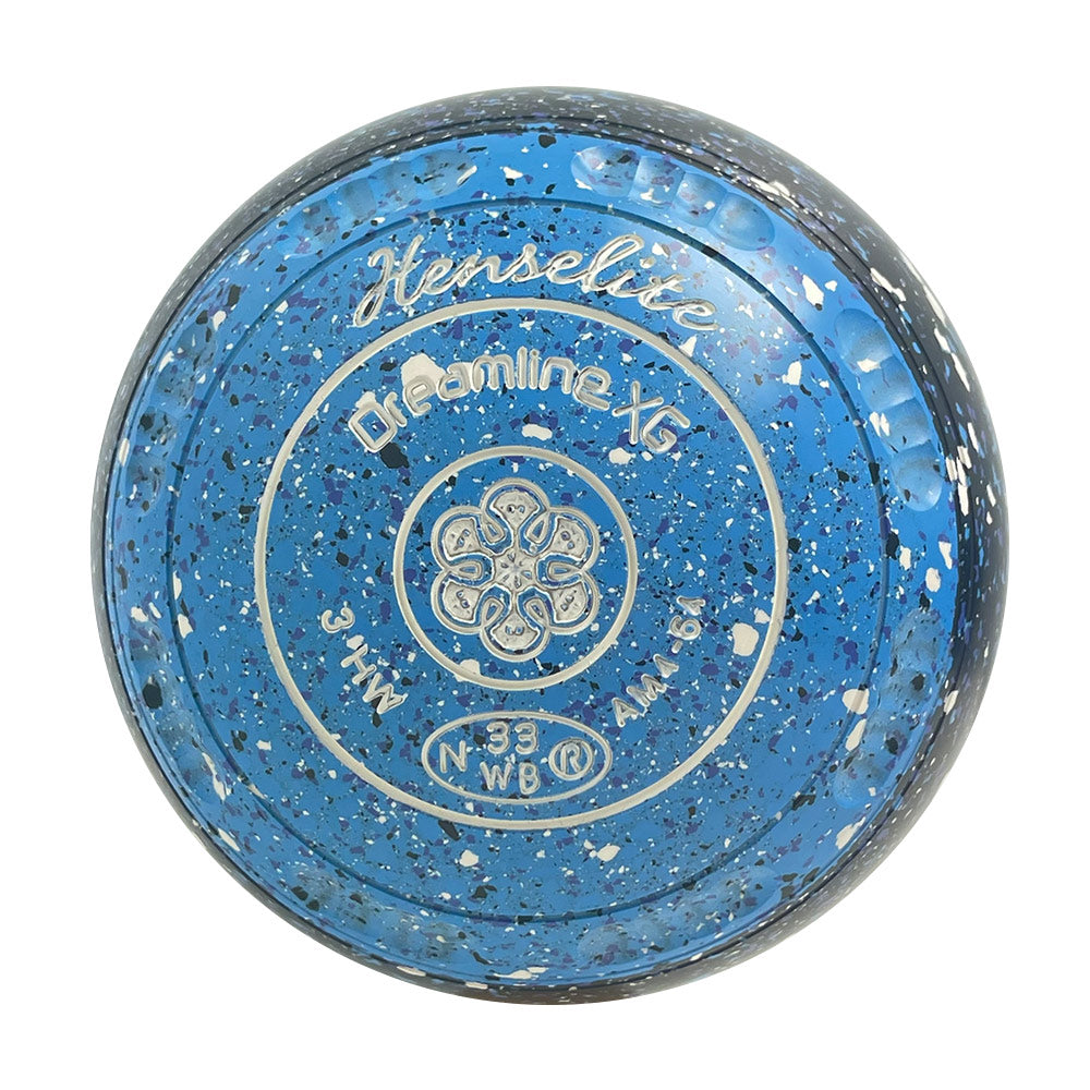Henselite Dreamline XG Lawn Bowls Size 3 Heavy Gripped - Astro Slice AM4-64