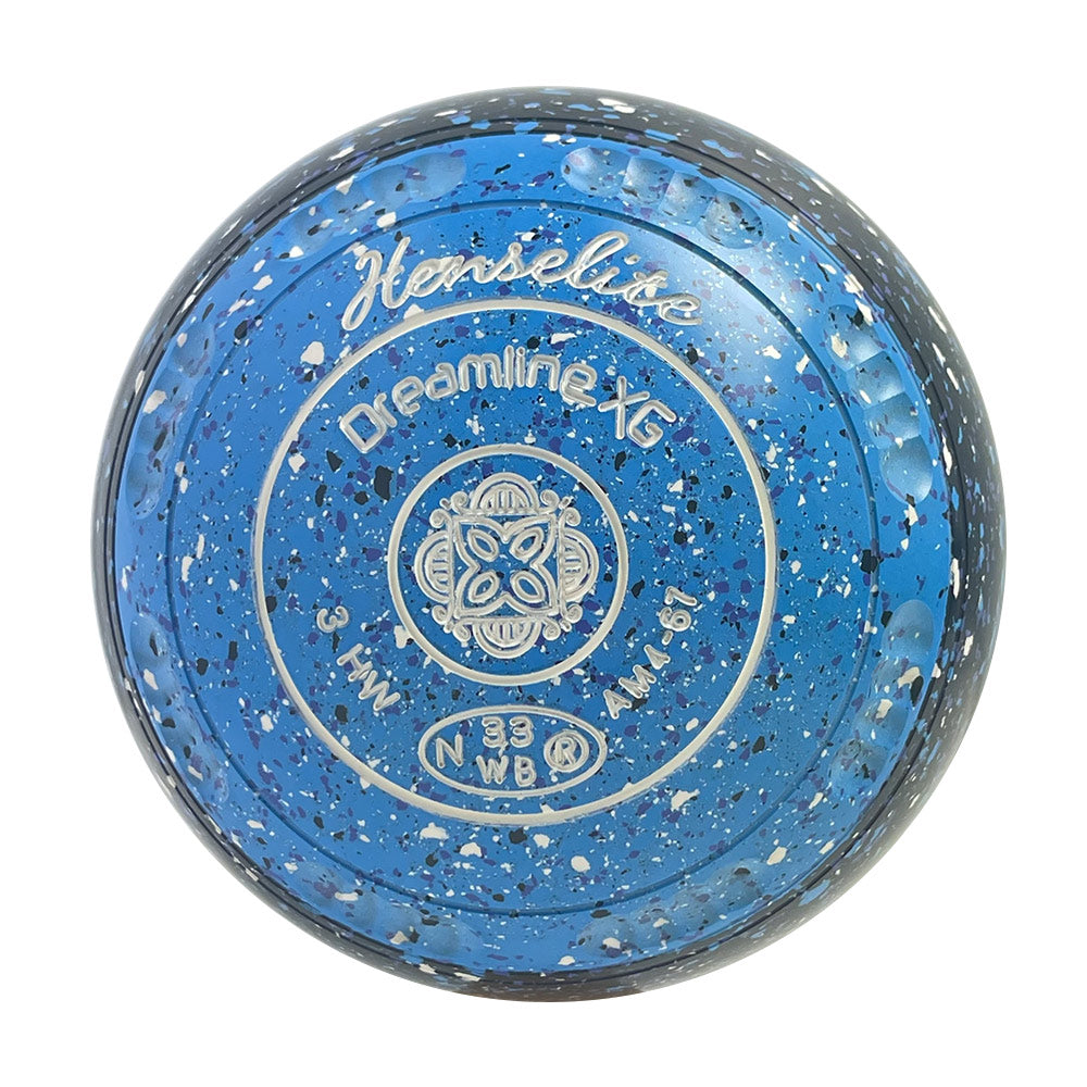 Henselite Dreamline XG Lawn Bowls Size 3 Heavy Gripped - Astro Slice AM4-67