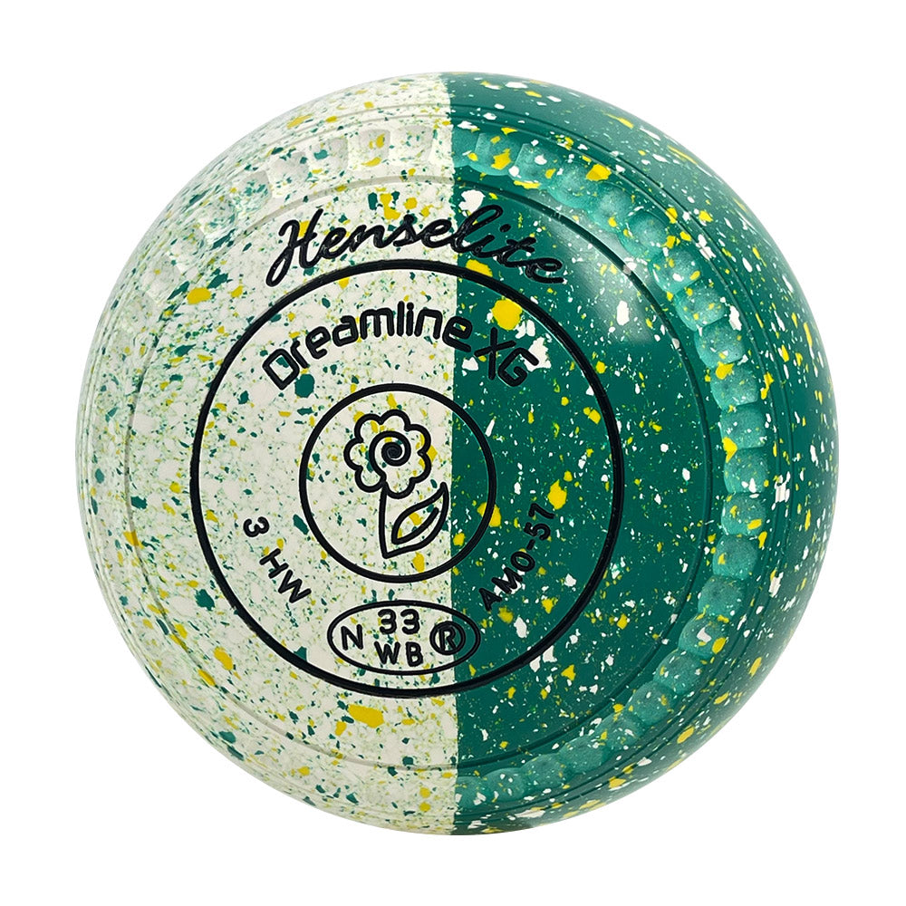 Henselite Dreamline XG Lawn Bowls Size 3 Heavy Gripped - Australis Duo AM0-57