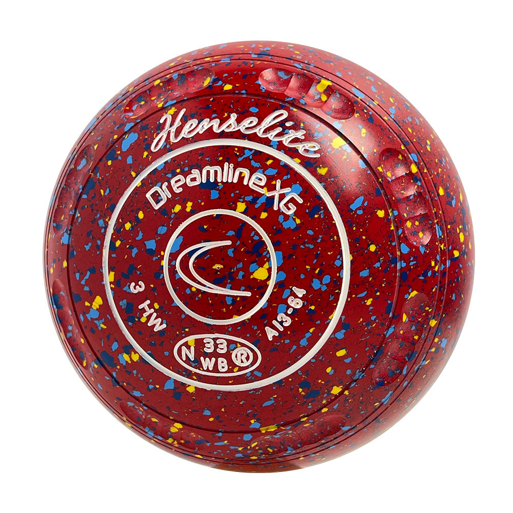 Henselite Dreamline XG Lawn Bowls Size 3 Heavy Gripped - Parade AI3-64
