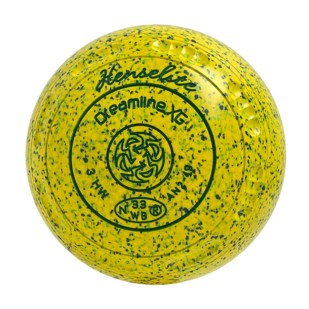 Henselite Dreamline XG Lawn Bowls Size 3 Heavy Gripped - Resort AN2-49