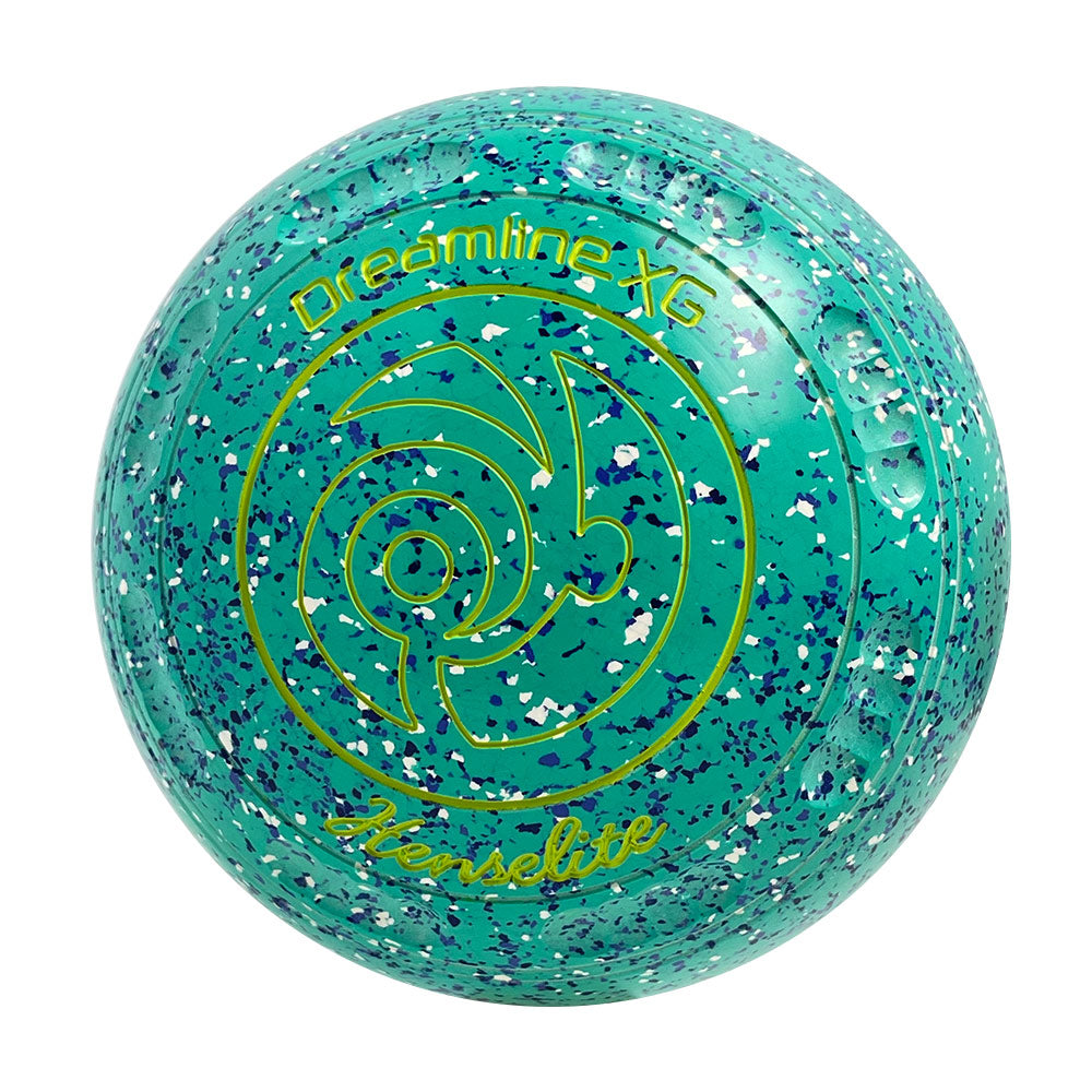 Henselite Dreamline XG Lawn Bowls Size 4 Heavy Gripped - Seaspray AJ6-86