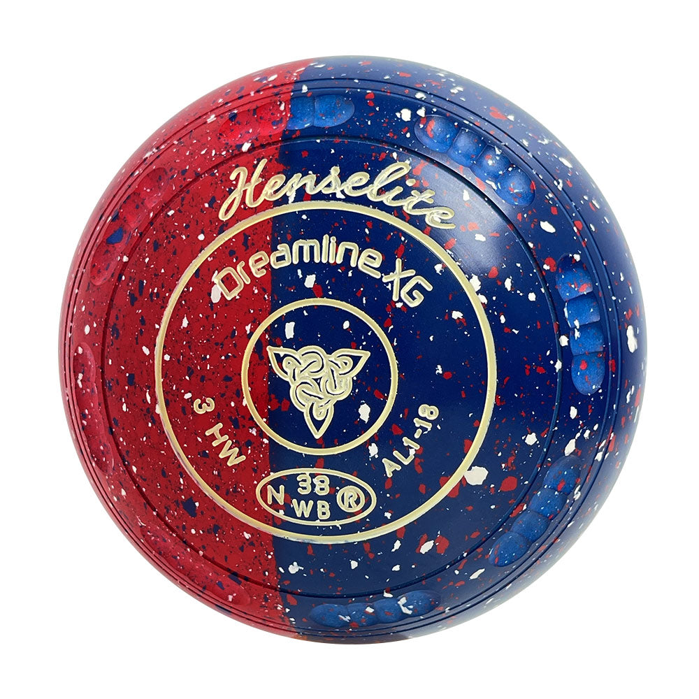Henselite Dreamline XG Lawn Bowls Size 3 Heavy Gripped - Divergence Duo AL1-18