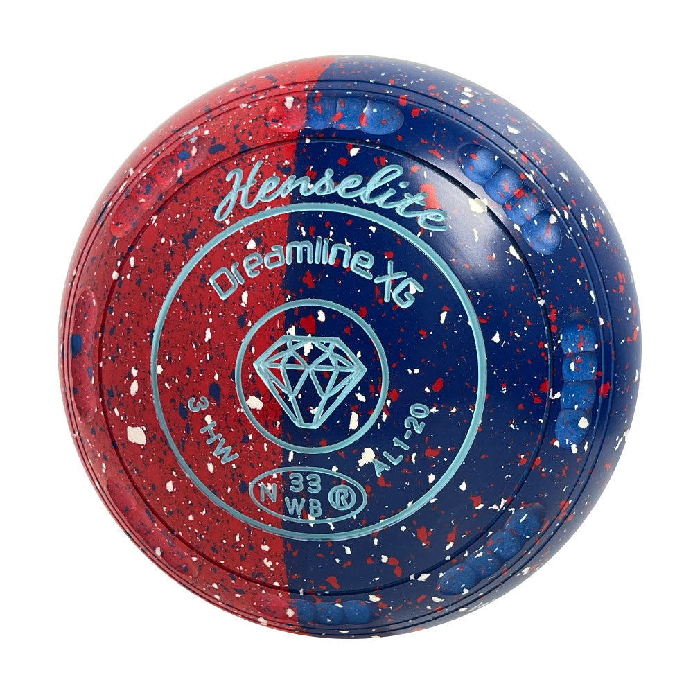 Henselite Dreamline XG Lawn Bowls Size 3 Heavy Gripped - Divergence Duo AL1-20