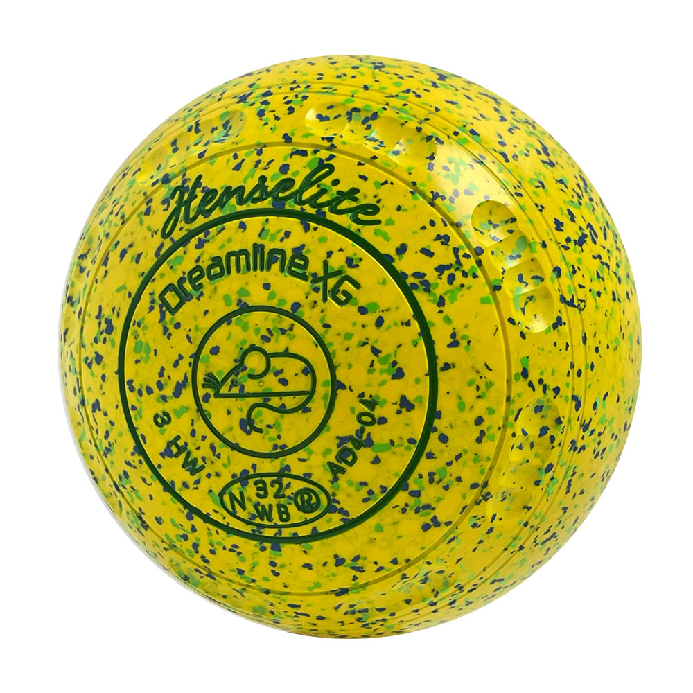 Henselite Dreamline XG Lawn Bowls Size 3 Heavy Gripped - Resort AD4-04