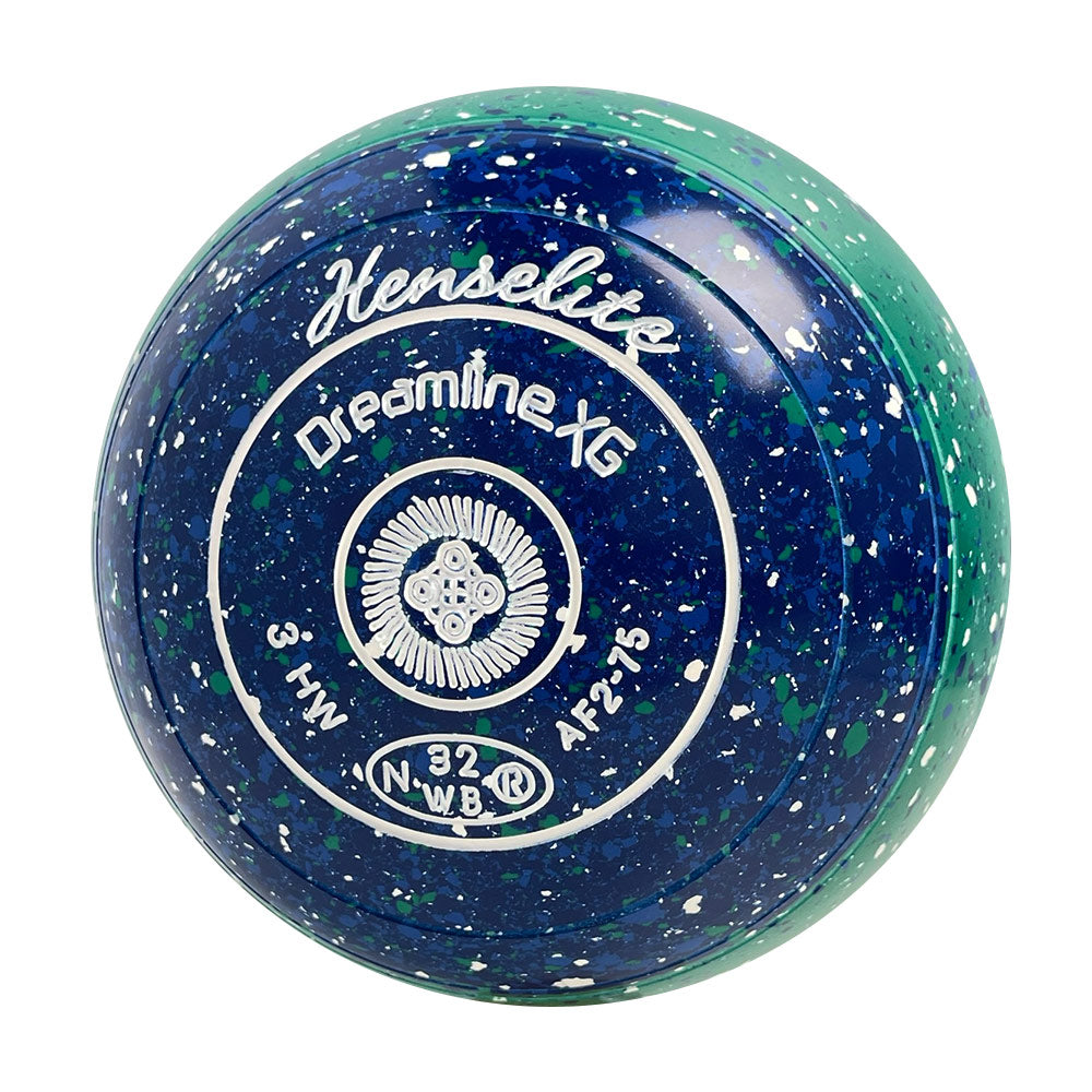 Henselite Dreamline XG Lawn Bowls Size 3 Heavy Non-Gripped - Atlantis Slice AF2-75