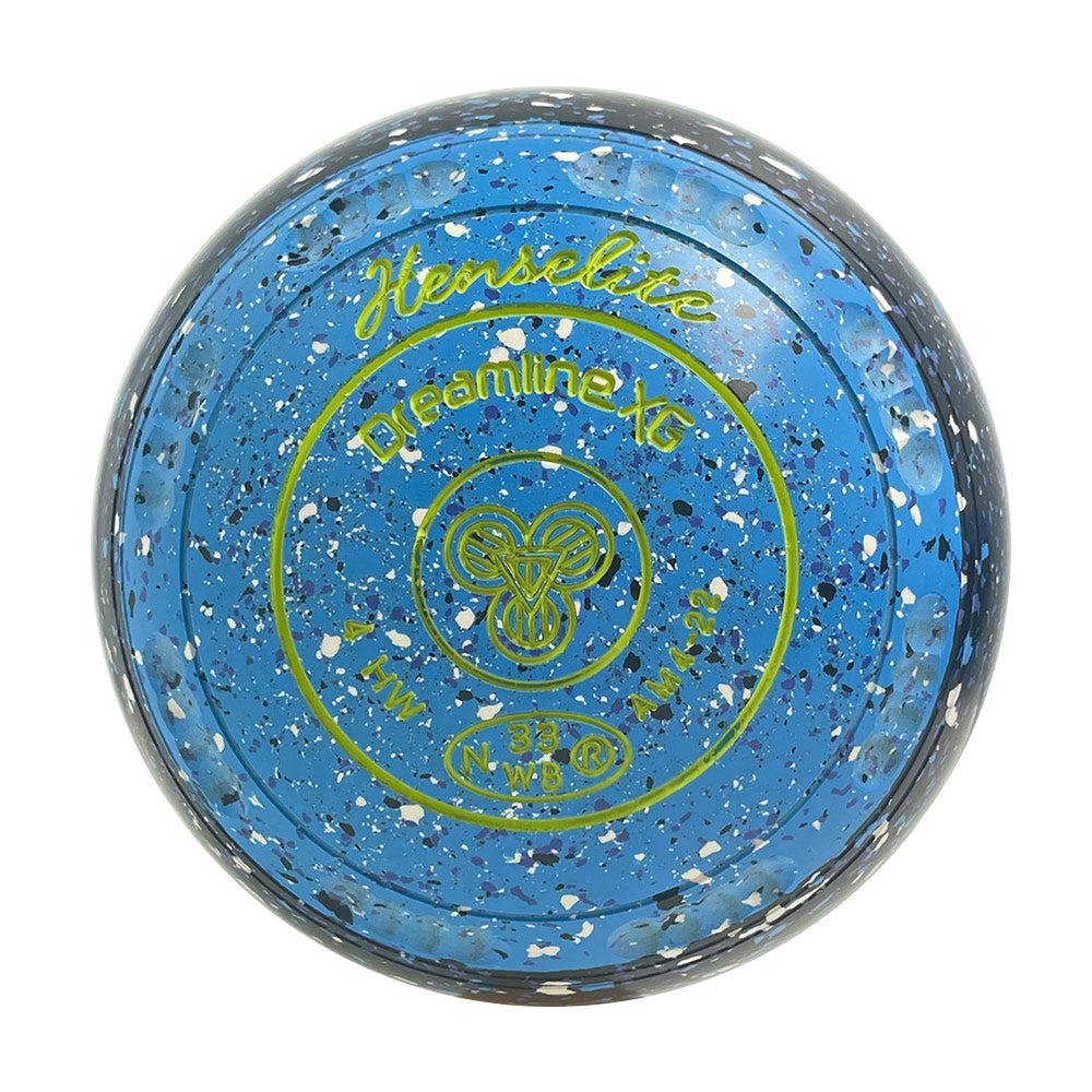 Henselite Dreamline XG Lawn Bowls Size 4 Heavy Gripped - Astro Slice AM4-22