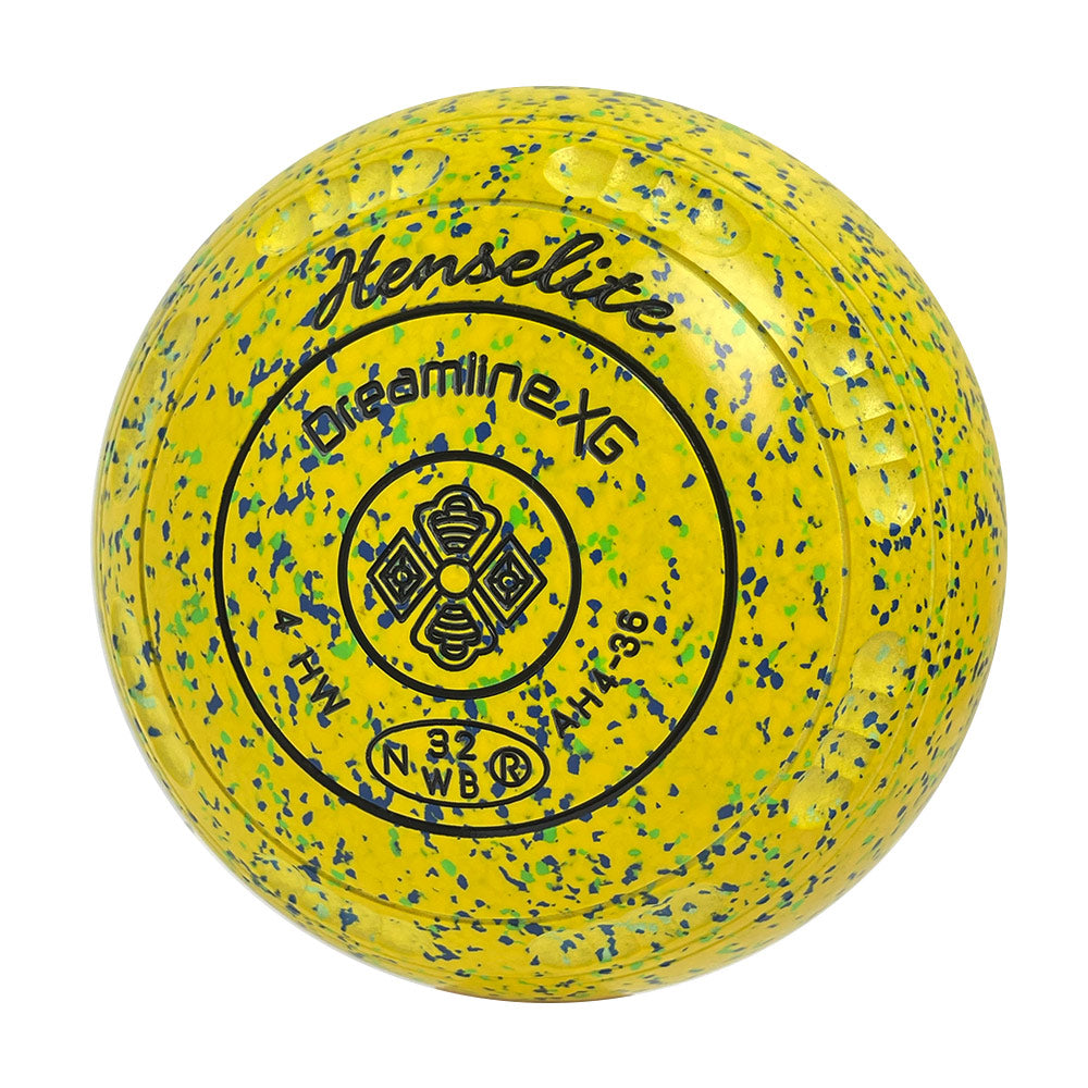 Henselite Dreamline XG Lawn Bowls Size 4 Heavy Gripped - Resort AH4-36