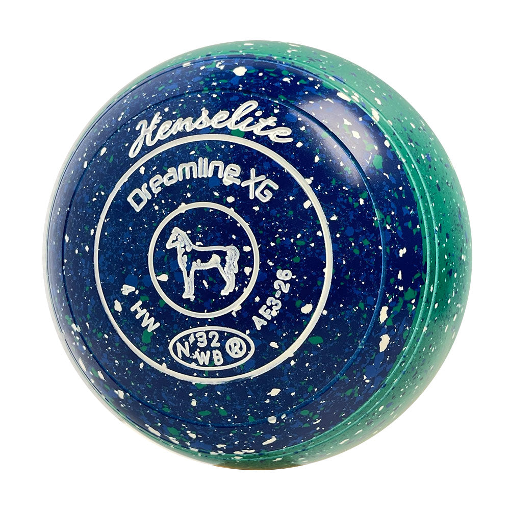 Henselite Dreamline XG Lawn Bowls Size 4 Heavy Non-Gripped - Atlantis Slice AF3-26