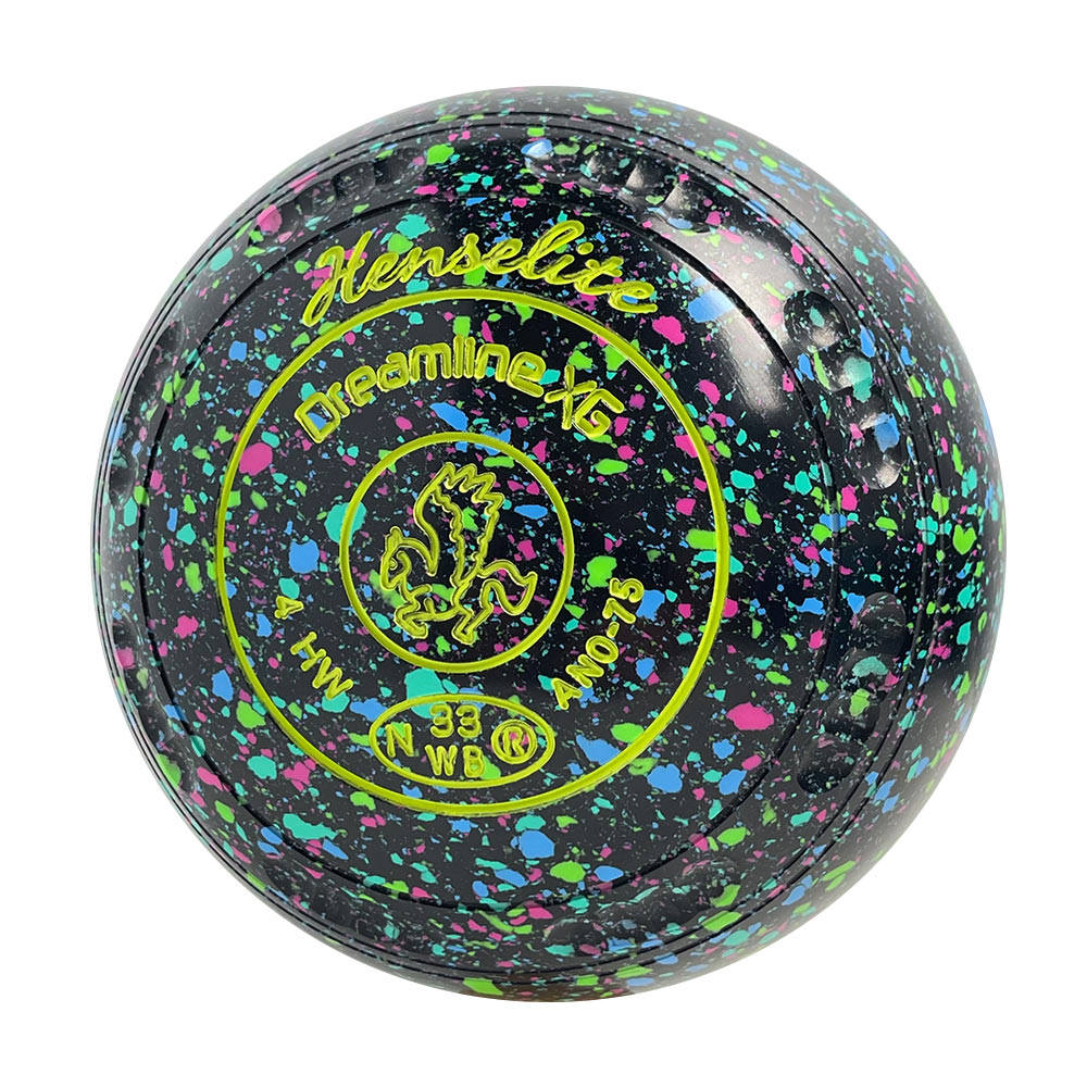 Henselite Dreamline XG Lawn Bowls Size 4 Heavy Gripped - Mystic AN0-75