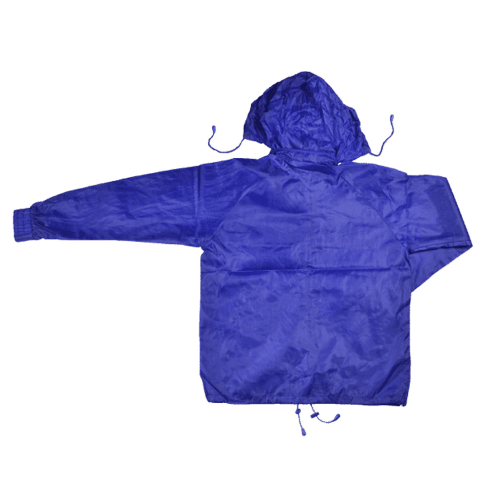 Henselite Royal Blue Rain Jacket - Unlined Drawstring