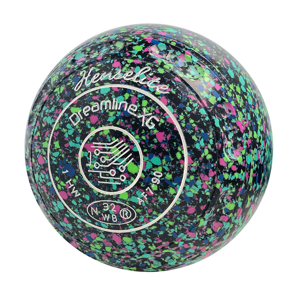 Henselite Dreamline XG Lawn Bowls Size 1 Heavy Gripped - Mystic AF7-90