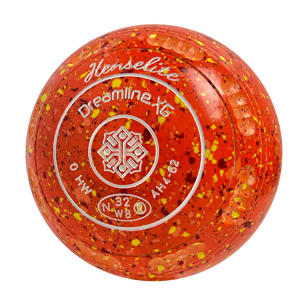 Henselite Dreamline XG  LTD Lawn Bowls Size 0 Heavy Gripped - Sunburst AH4-62