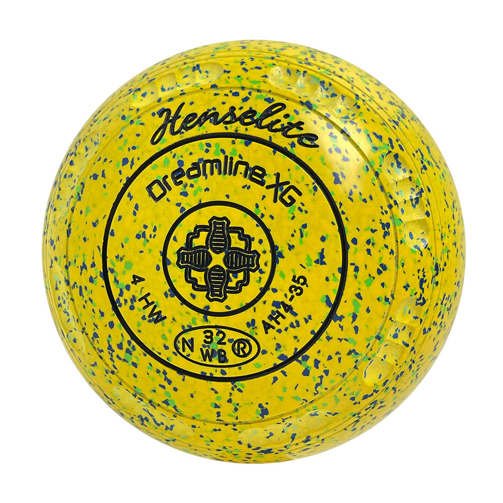 Henselite Dreamline XG Lawn Bowls Size 4 Heavy Gripped - Resort AH4-35