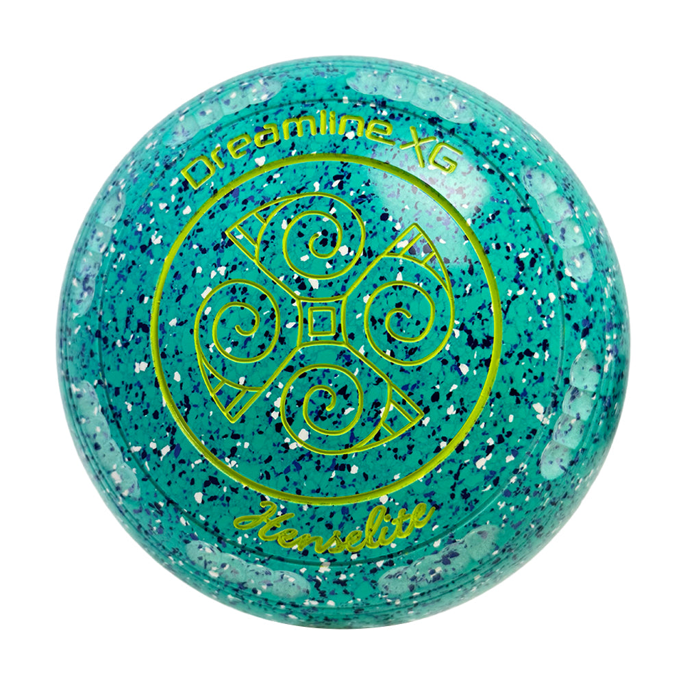 Henselite Dreamline XG Lawn Bowls Size 1 Heavy Gripped - Seaspray  AV2-92