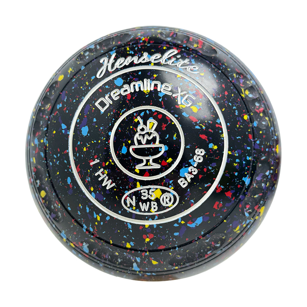 Henselite Dreamline XG Lawn Bowls Size 1 Heavy Gripped - Prism BA3-68
