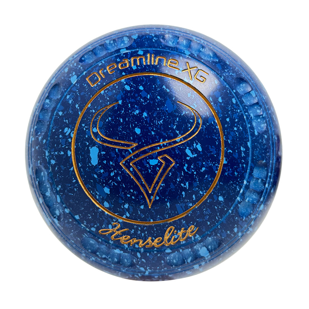 Henselite Dreamline XG Lawn Bowls Size 3 Heavy Gripped - Denim BG2-05