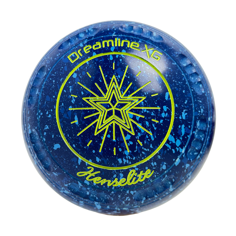 Henselite Dreamline XG Lawn Bowls Size 2 Heavy Gripped - Denim  BG2-43