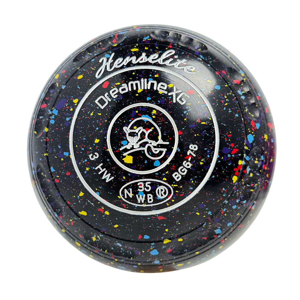 Henselite Dreamline XG Lawn Bowls Size 3 Heavy Gripped - Prism BG6-78