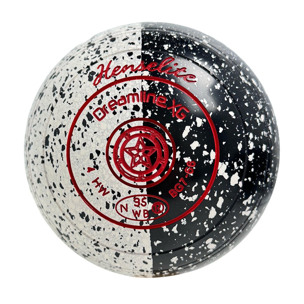 Henselite Dreamline XG Lawn Bowls Size 4 Heavy Non-Gripped - Mono Duo BG7-66