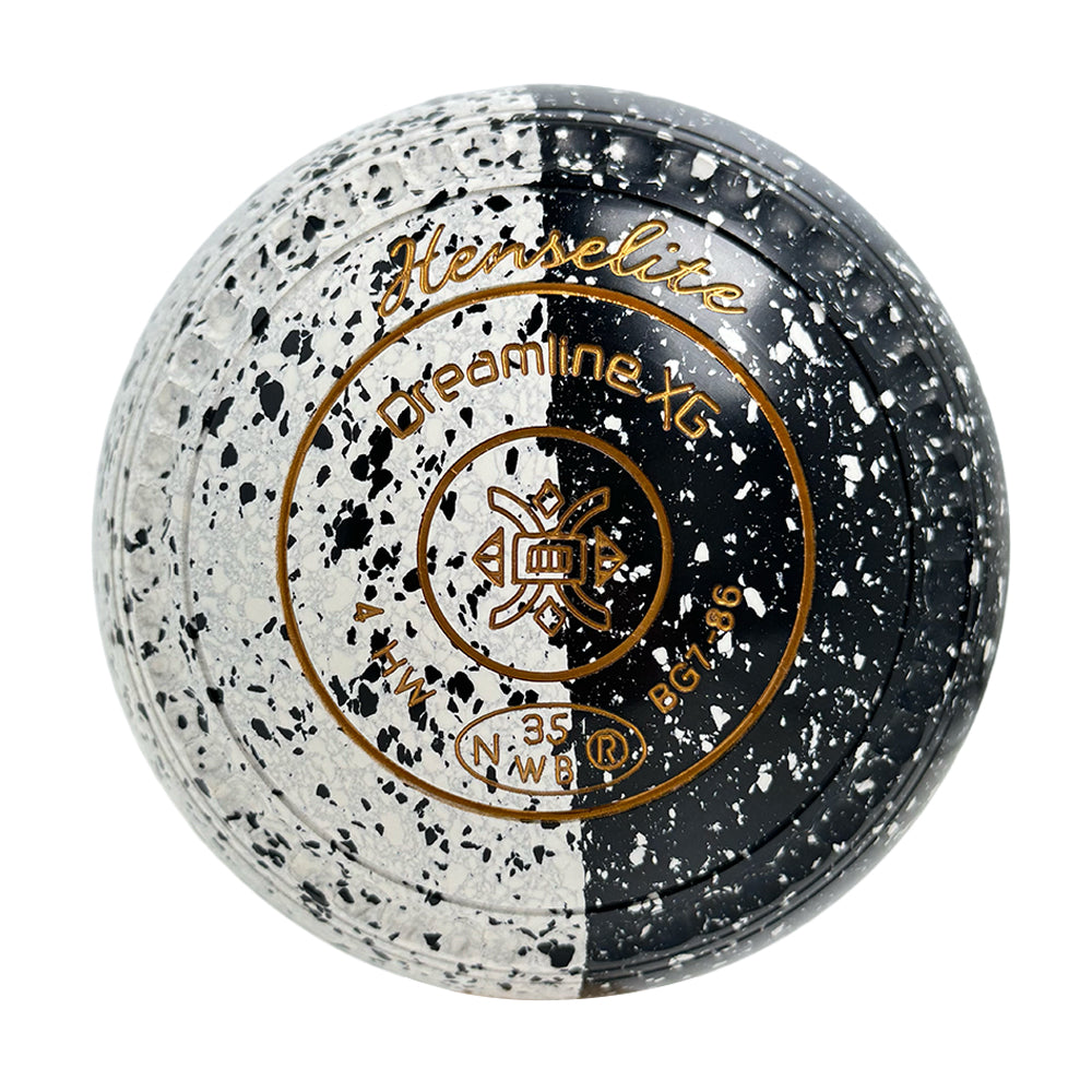 Henselite Dreamline XG Lawn Bowls Size 4 Heavy Gripped - Mono Duo BG7-86