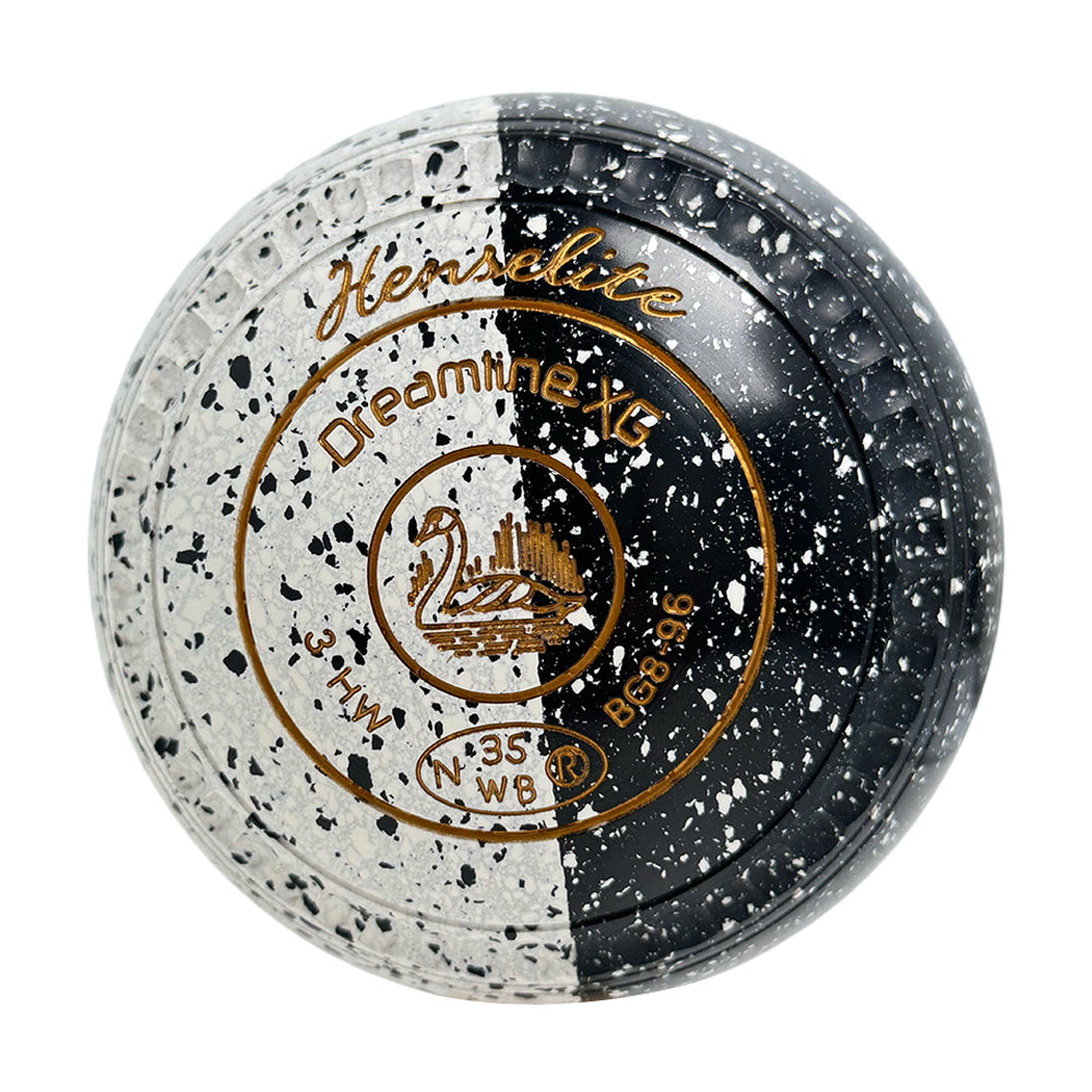 Henselite Dreamline XG Lawn Bowls Size 3 Heavy Gripped - Mono Duo BG8-96