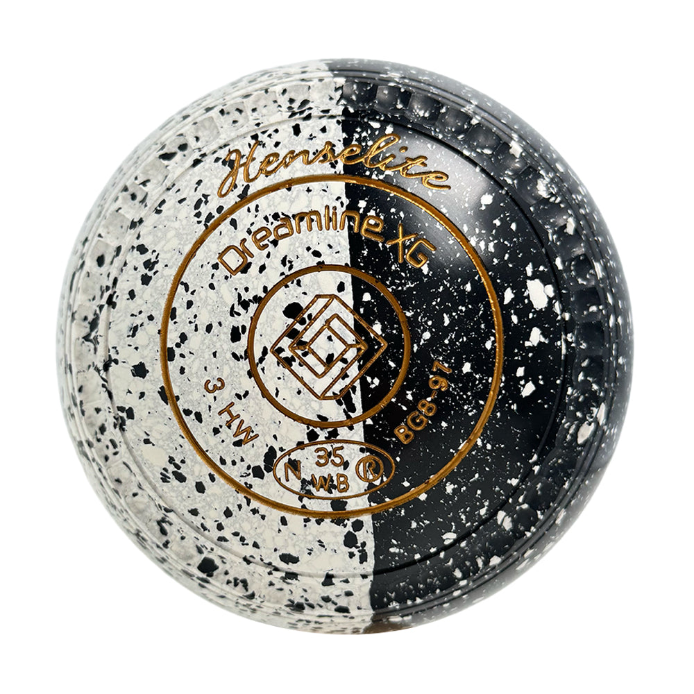 Henselite Dreamline XG Lawn Bowls Size 3 Heavy Gripped - Mono Duo BG8-97