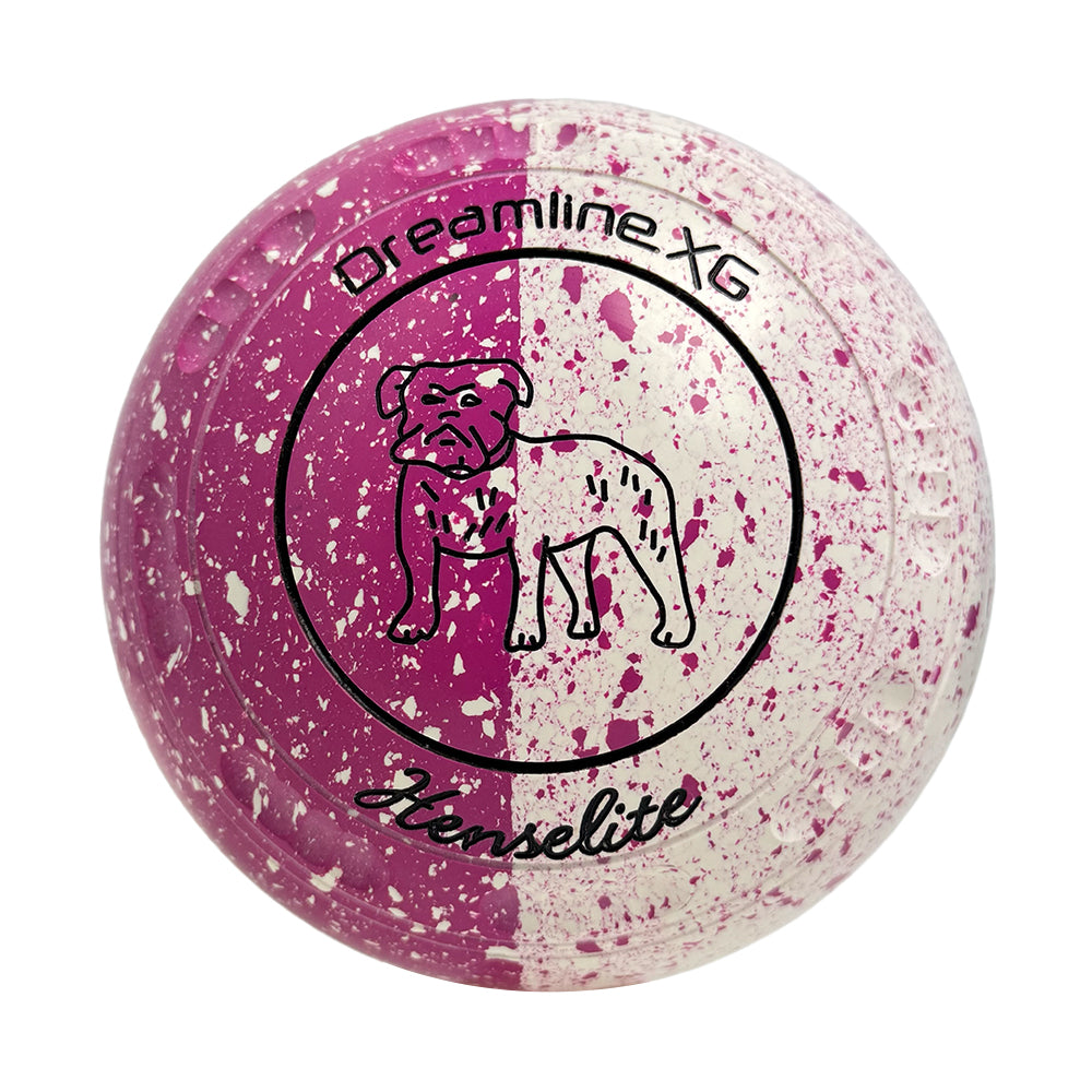 Henselite Dreamline XG Lawn Bowls Size 3 Heavy Gripped - Lotus Duo  BH3-27