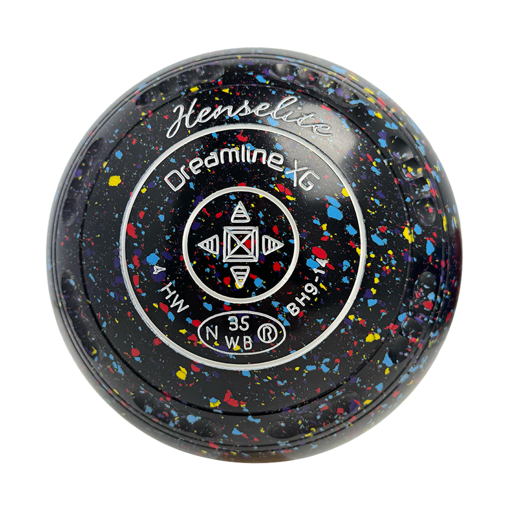 Henselite Dreamline XG Lawn Bowls Size 4 Heavy Gripped Prism- BH9-14