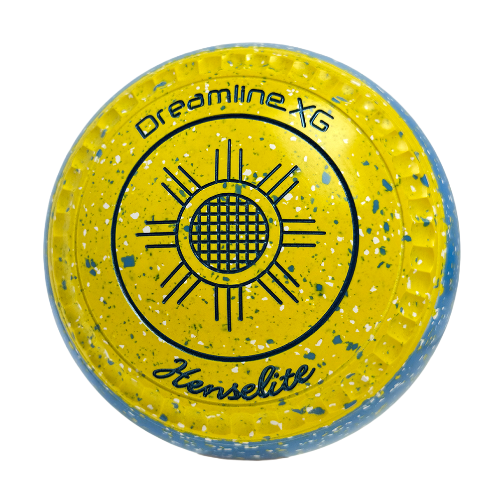 Henselite Dreamline XG Lawn Bowls Size 3 Heavy Gripped - Goldie Slice BE4-52