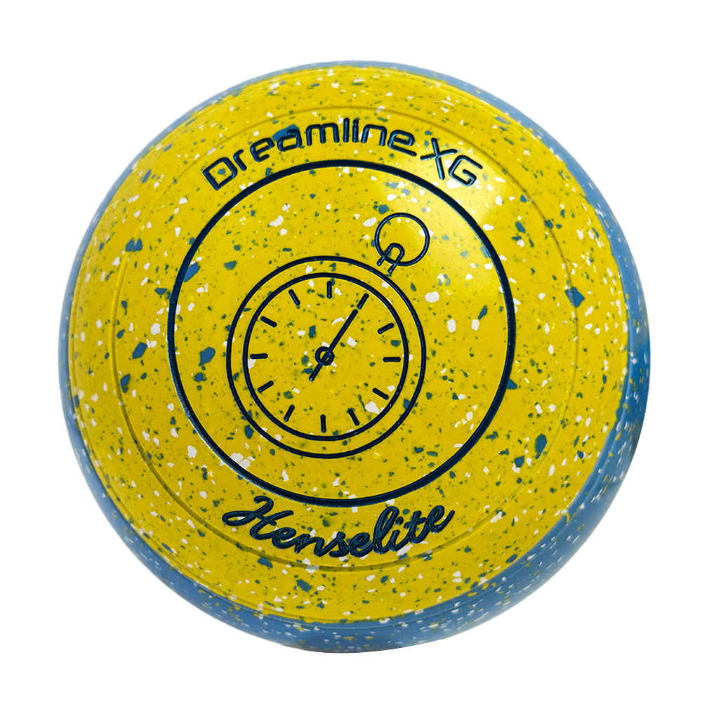 Henselite Dreamline XG Lawn Bowls Size 4 Non Gripped - Goldie Slice BE3-57