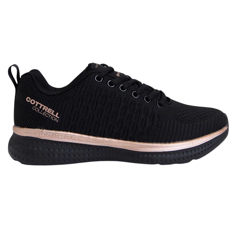 Drakes Pride Womens Pursuit Lawn Bowls Shoe - Black - Bowls City