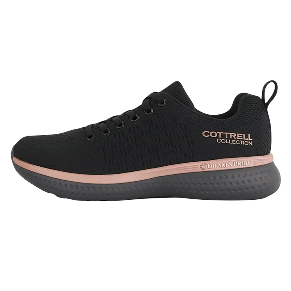 Drakes Pride Womens Pursuit Lawn Bowls Shoe - Black - Bowls City