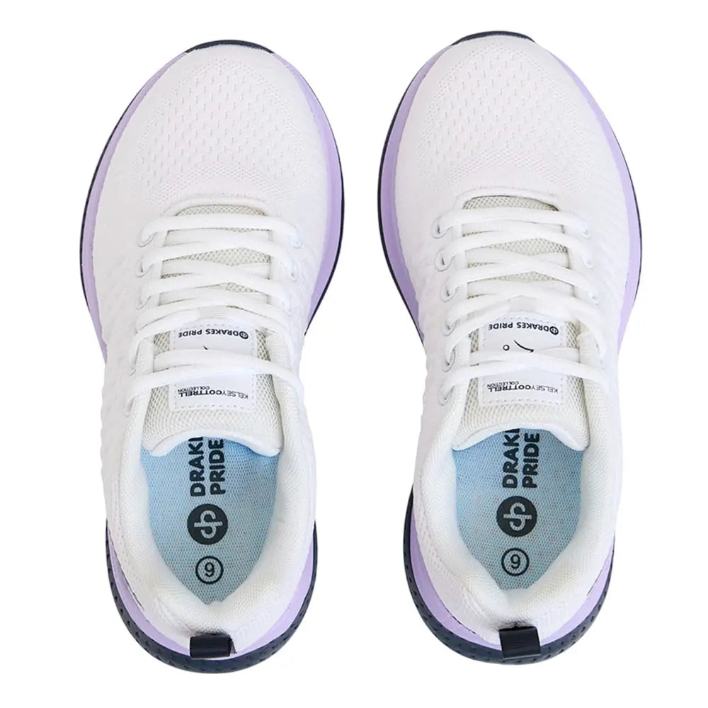 Drakes Pride Womens Pursuit Lawn Bowls Shoe - White - Bowls City