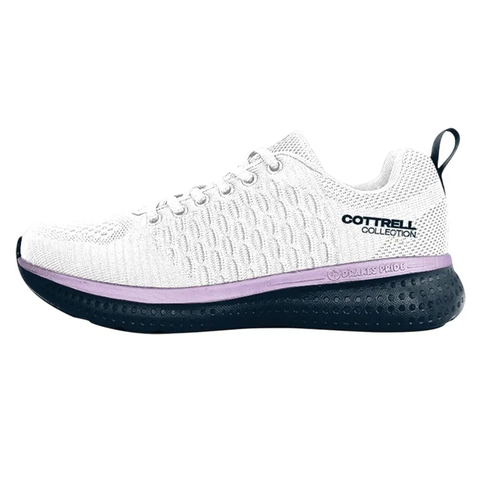Drakes Pride Womens Pursuit Lawn Bowls Shoe - White - Bowls City