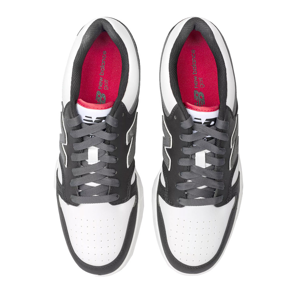 New Balance Mens 480 Spikeless Golf Shoe - Black/White